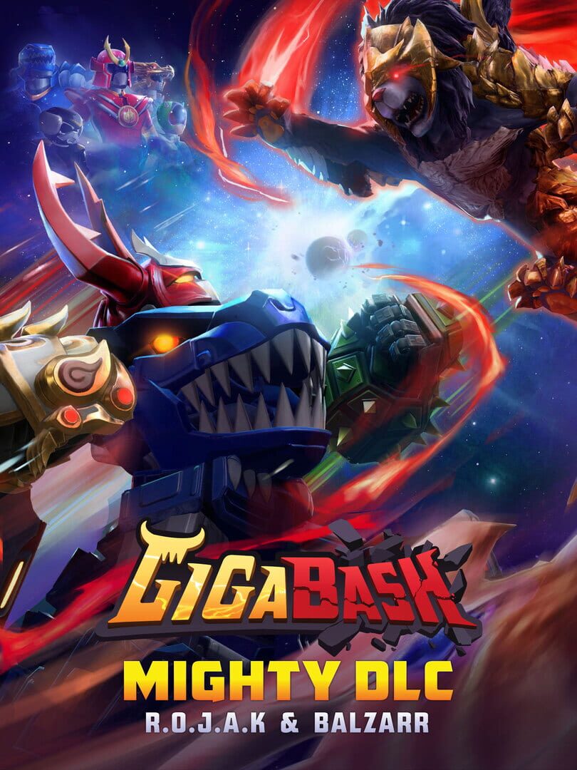 GigaBash: Mighty DLC - R.O.J.A.K & Balzarr cover art