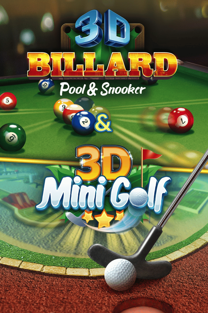 3D Billiards & 3D MiniGolf Bundle Cover