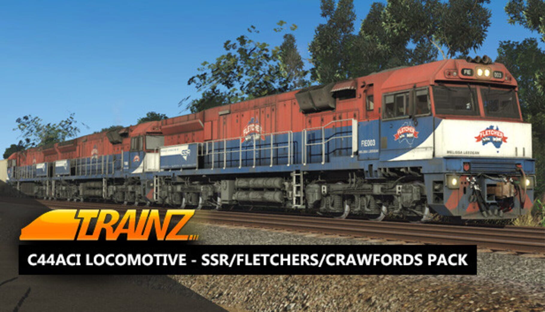 Trainz Railroad Simulator 2022: SSR Fletchers Crawfords GE C44aci Pack cover art