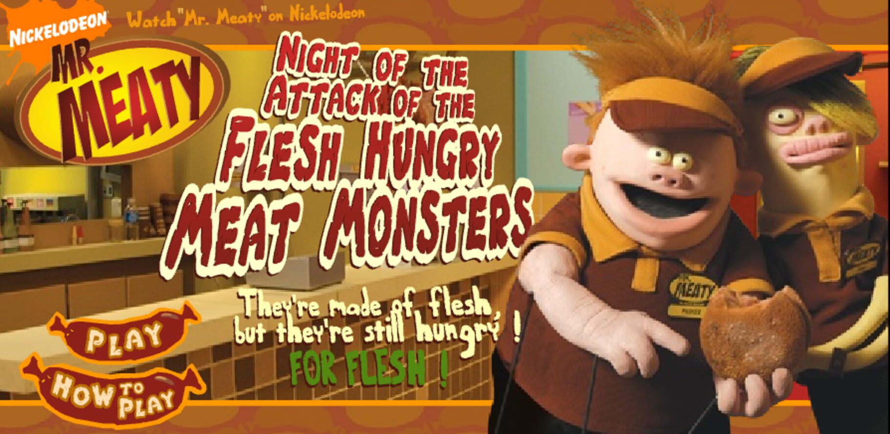 Mr. Meaty: Night of the Attack of the Flesh Hungry Meat Monsters cover art