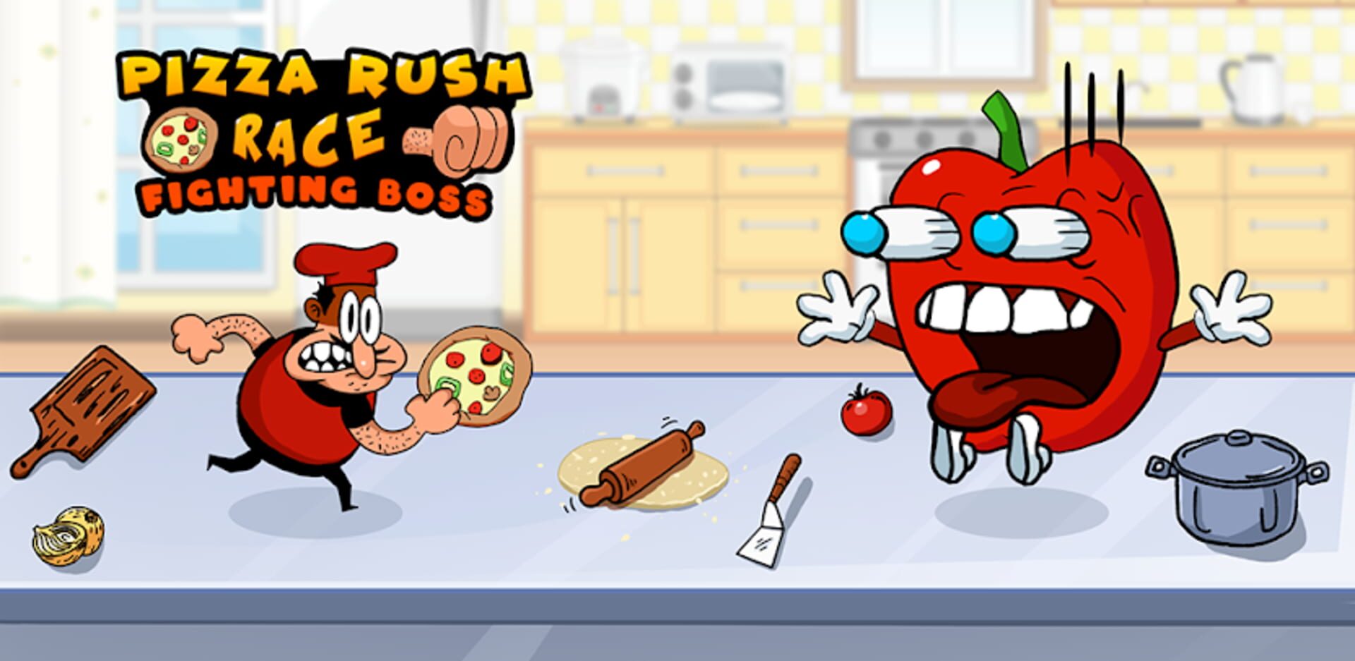 Pizza Rush Race: Fighting Boss
