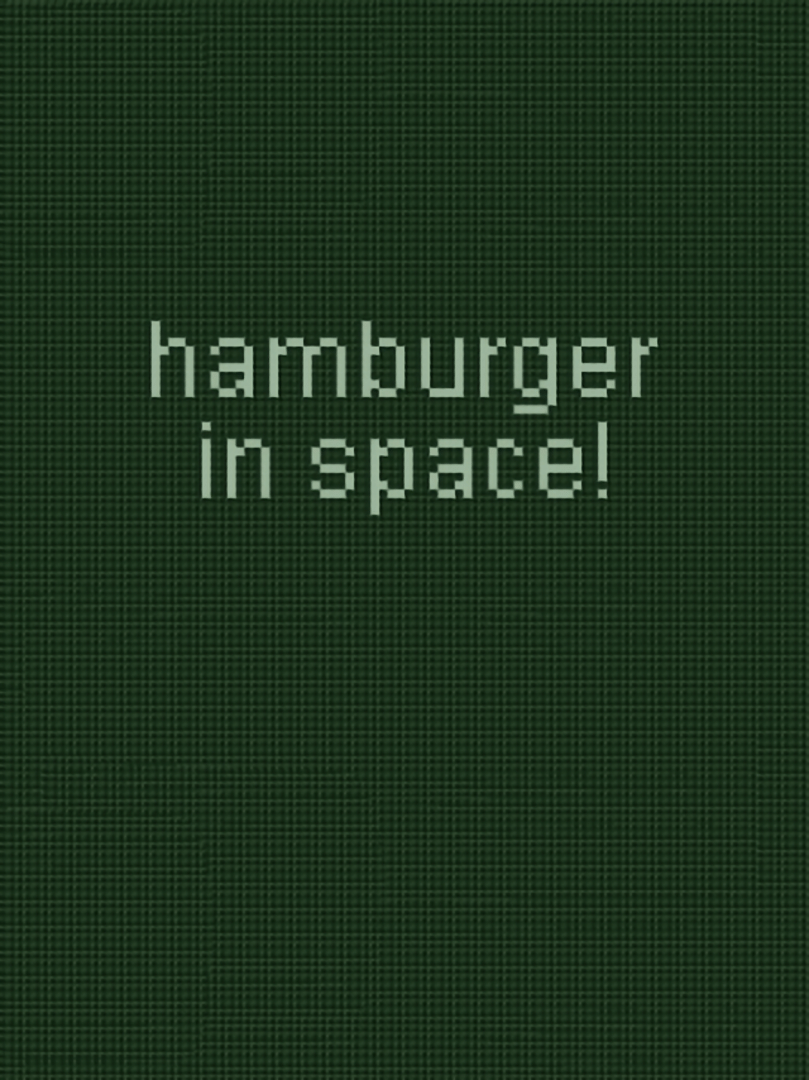 Hamburger in Space! Cover