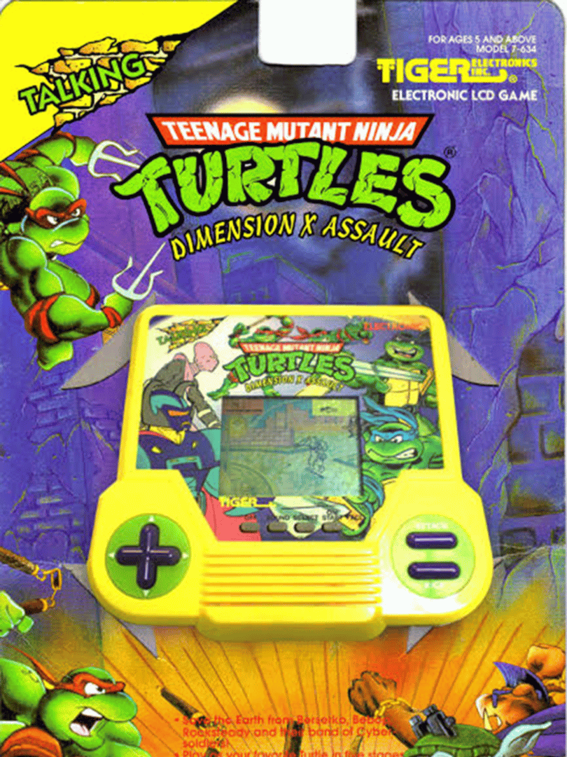 Teenage Mutant Ninja Turtles: Dimension X Assault Cover