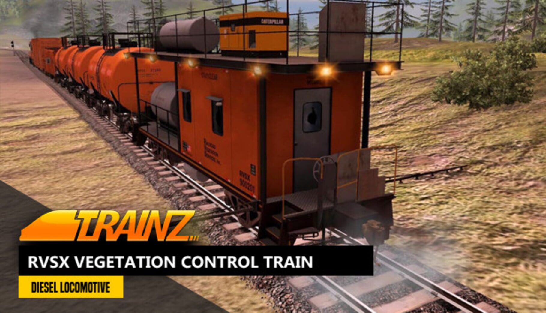 Trainz Railroad Simulator 2022: RVSX Vegetation Control Train (2022)