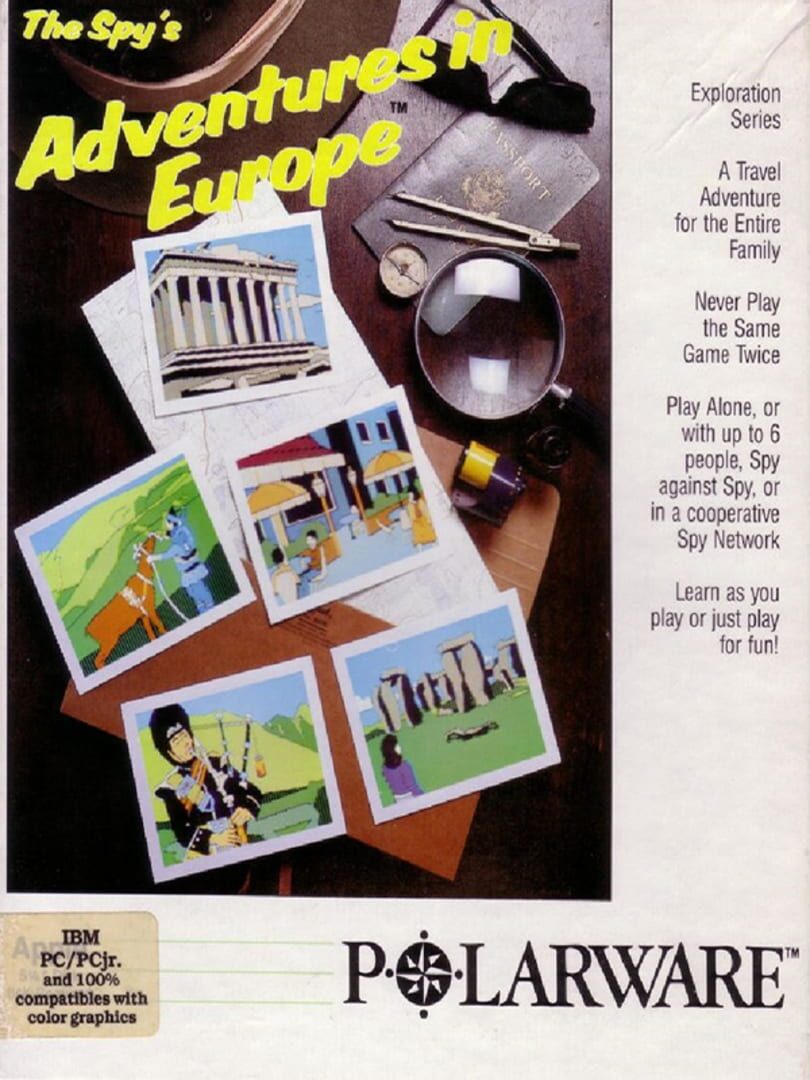 The Spy's Adventures in Europe cover art