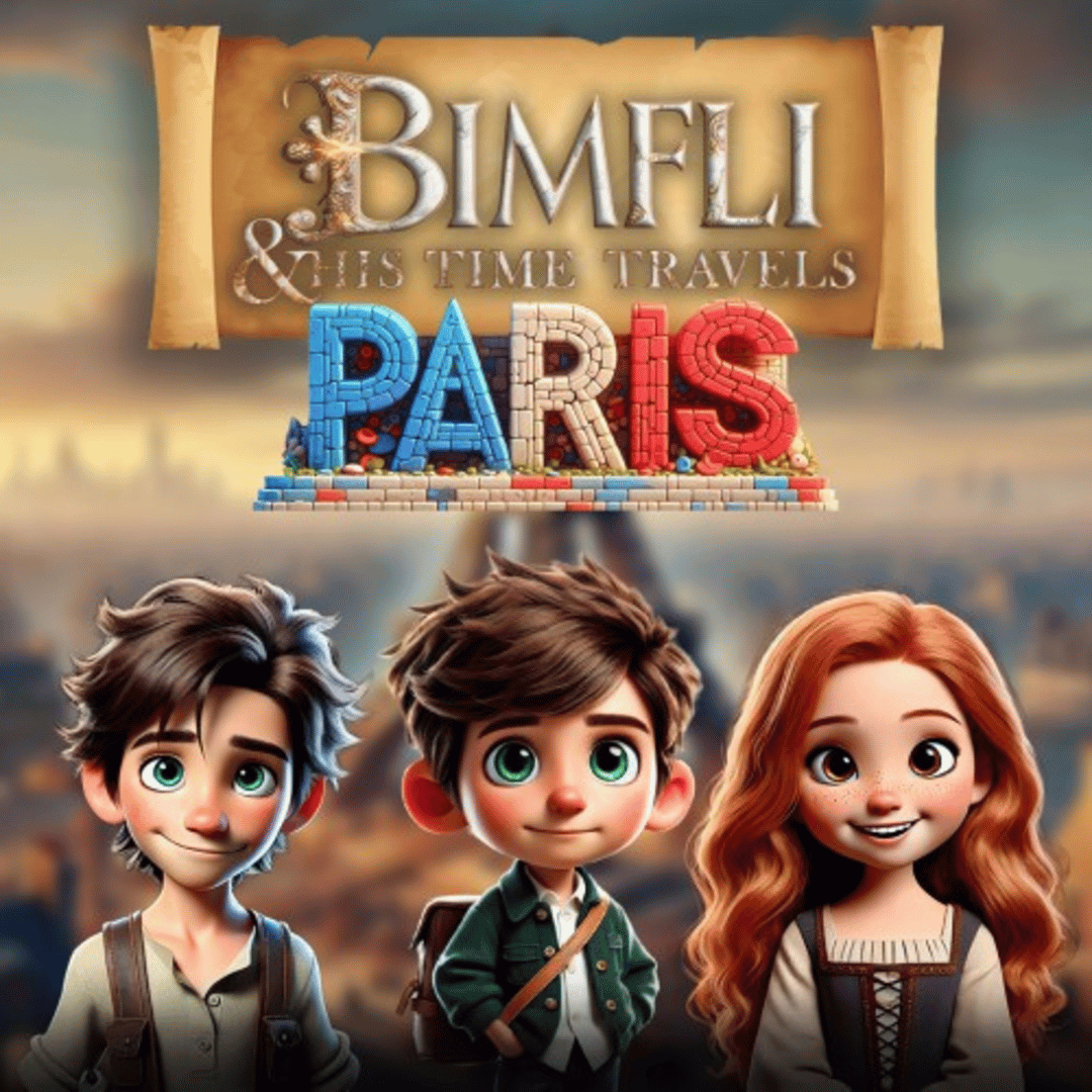 Bimfli & His Time Travels: Paris Cover