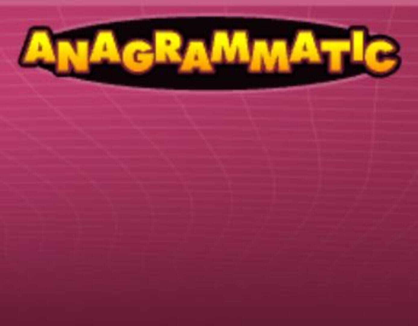 Anagrammatic cover art