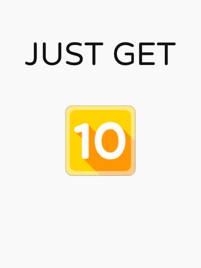Just Get 10 Cover