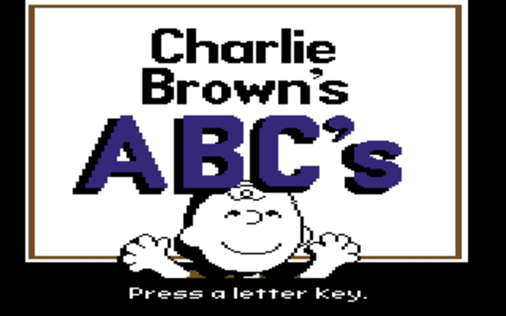 Charlie Brown's ABC's cover art