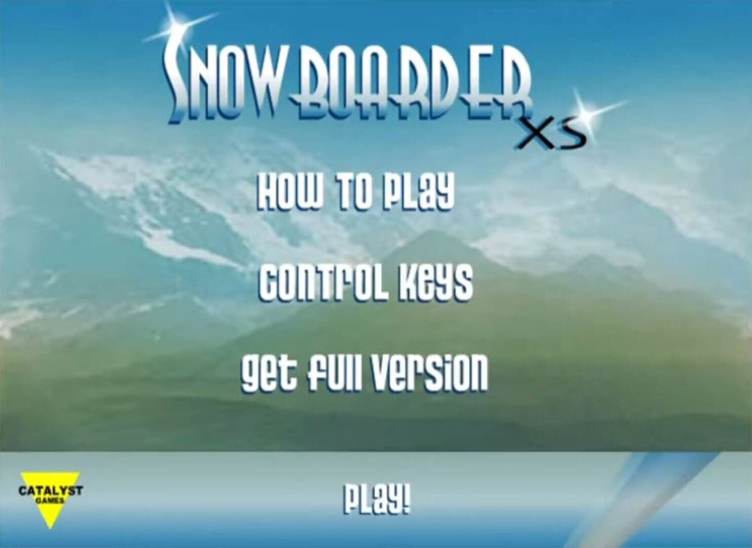 Jeu : Snowboarder XS