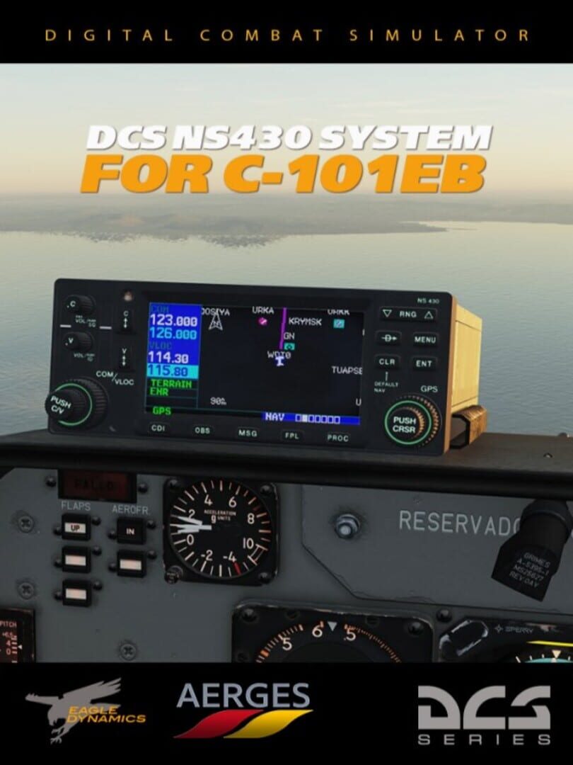 DCS World: NS 430 Navigation System for C-101EB by Eagle Dynamics, Aerges