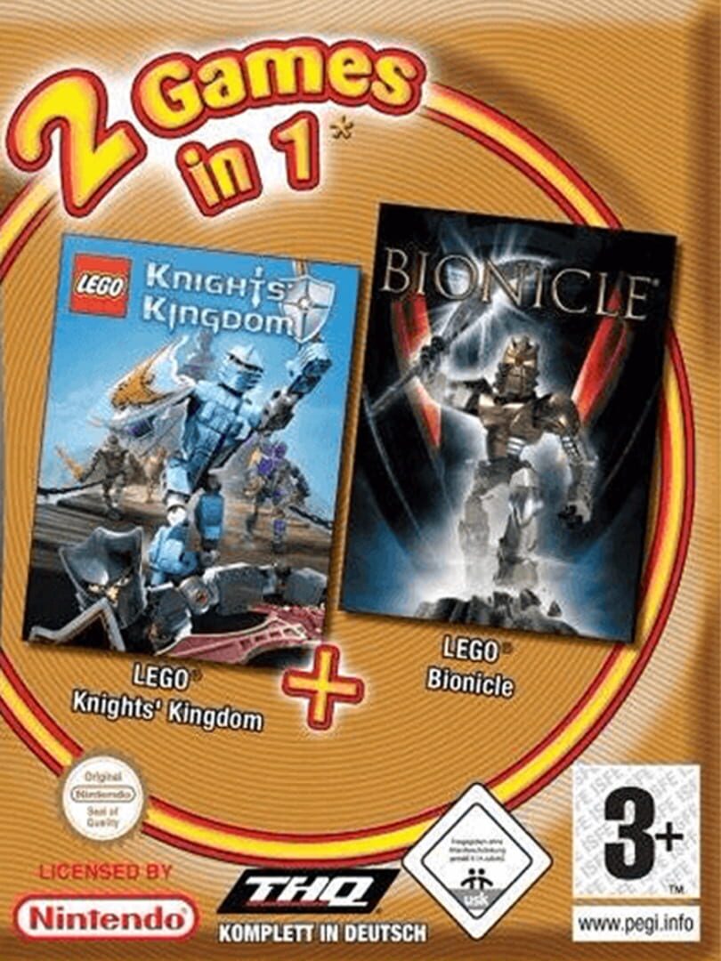 2 Games In 1: LEGO Knights' Kingdom + LEGO Bionicle (2005)