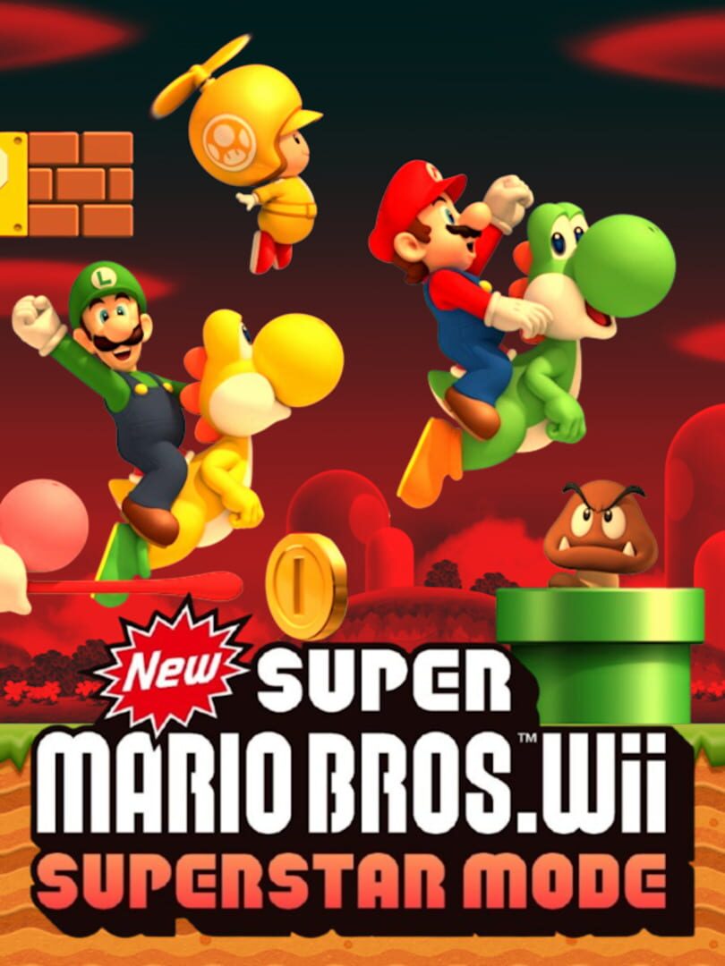 Cover image of NSMBW Superstar Mode