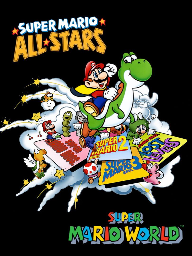 Super Mario All-Stars + Super Mario World cover art