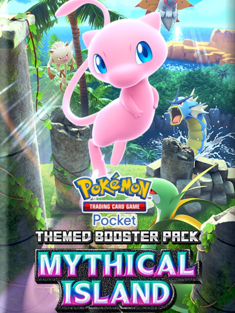 Cover image of Pokémon Trading Card Game Pocket: Themed Booster Pack - Mythical Island