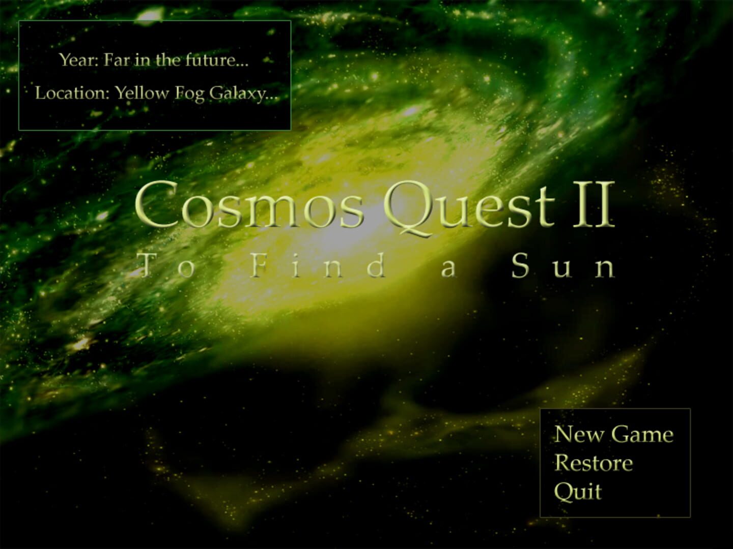 Cover image of Cosmos Quest II: To Find a Sun