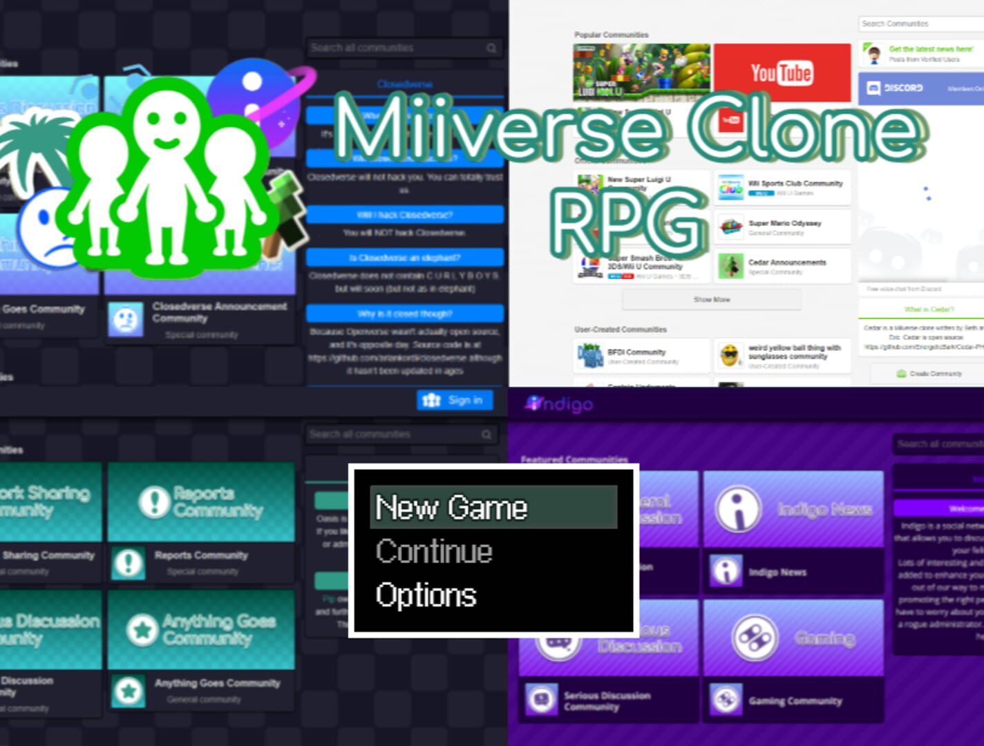 Miiverse Clone RPG