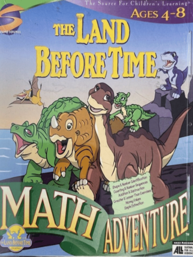 The Land Before Time: Math Adventure Cover
