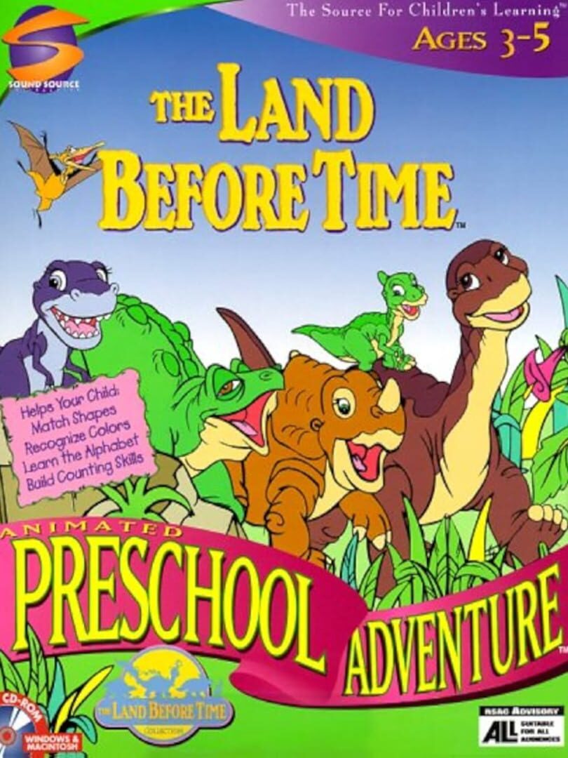 Jeu : The Land Before Time: Preschool Adventure