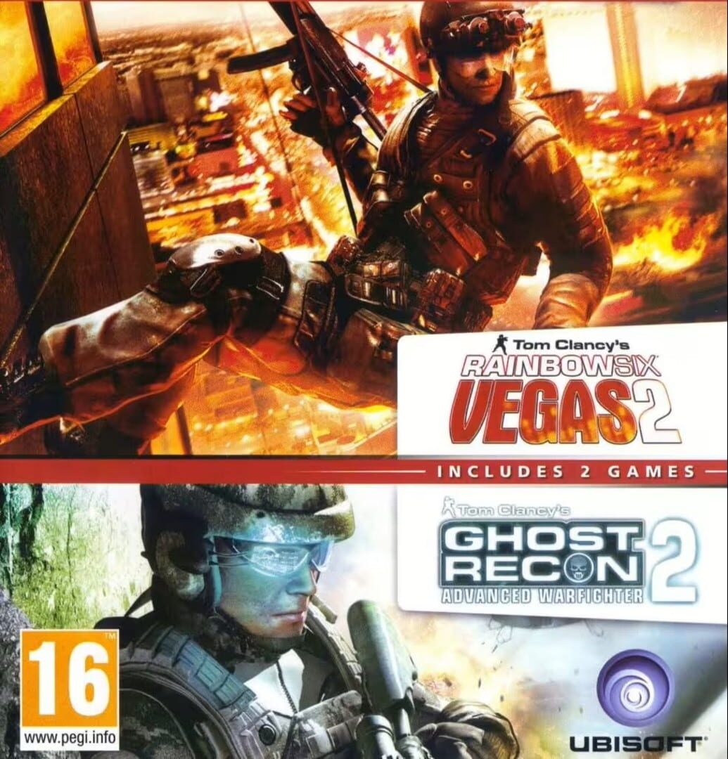 Tom Clancy's Rainbow Six: Vegas 2 / Tom Clancy's Ghost Recon: Advanced Warfighter 2 cover art