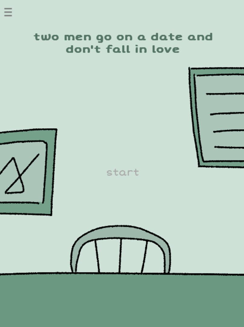 Jeu : Two Men Go On A Date And Don't Fall In Love