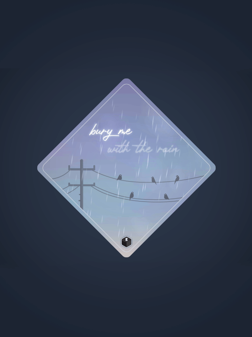 Bury Me With The Rain Cover