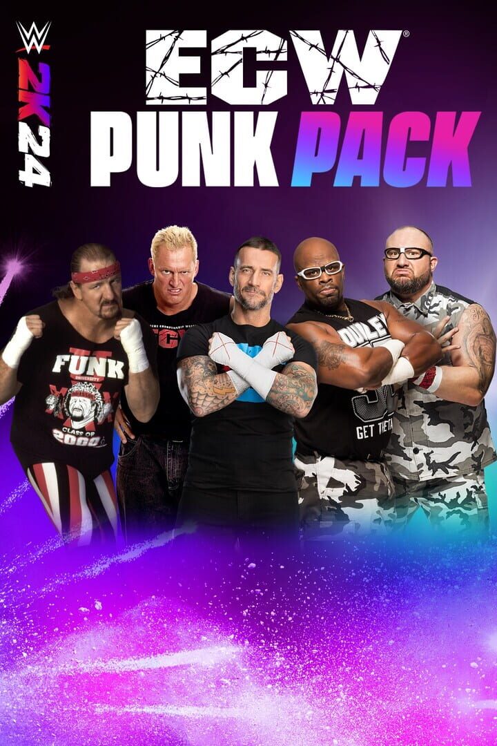 WWE 2K24: ECW Punk Pack cover art