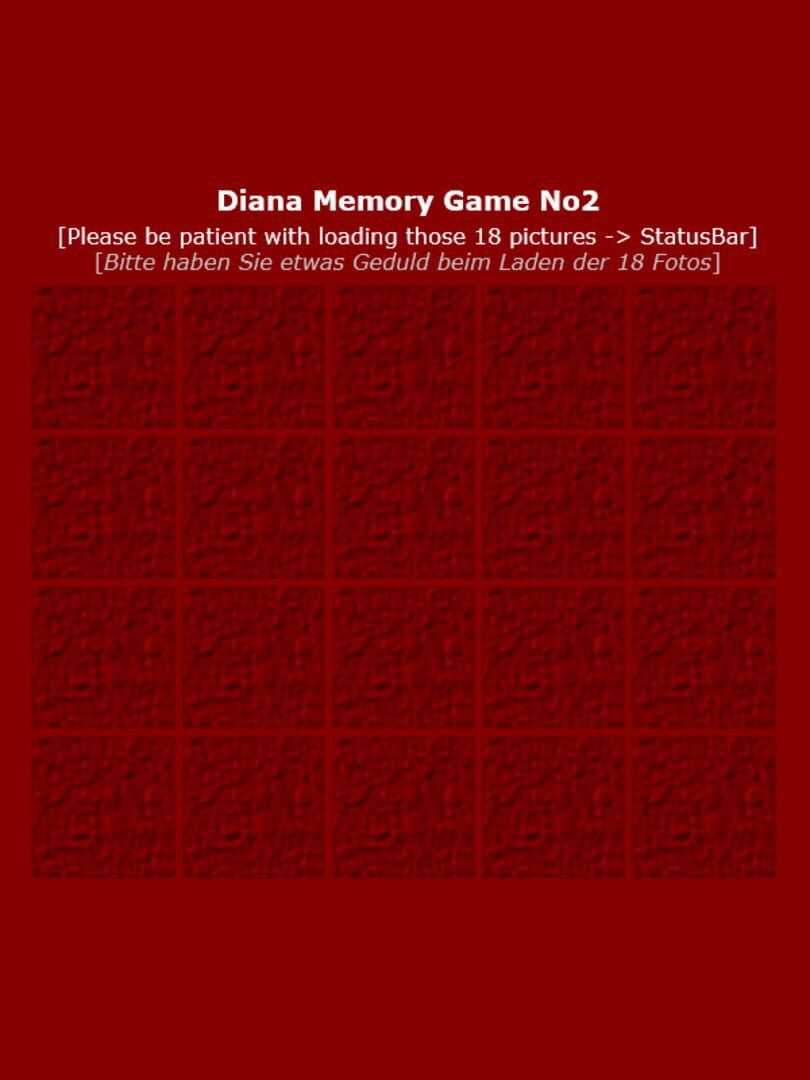 Diana Memory Game No2