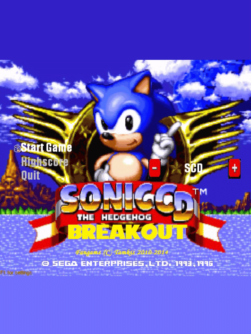 Sonic CD Breakout Cover