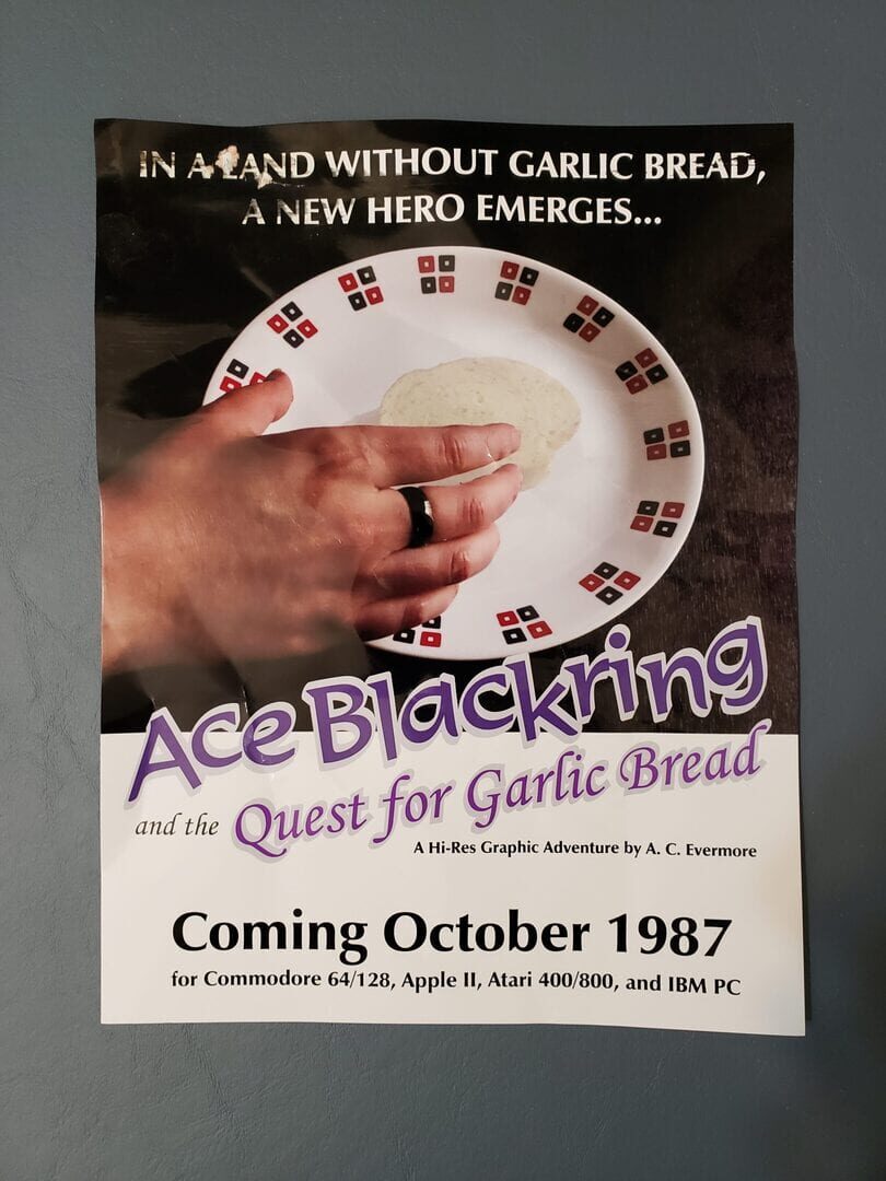 Jeu : Ace Blackring in the Quest for Garlic Bread
