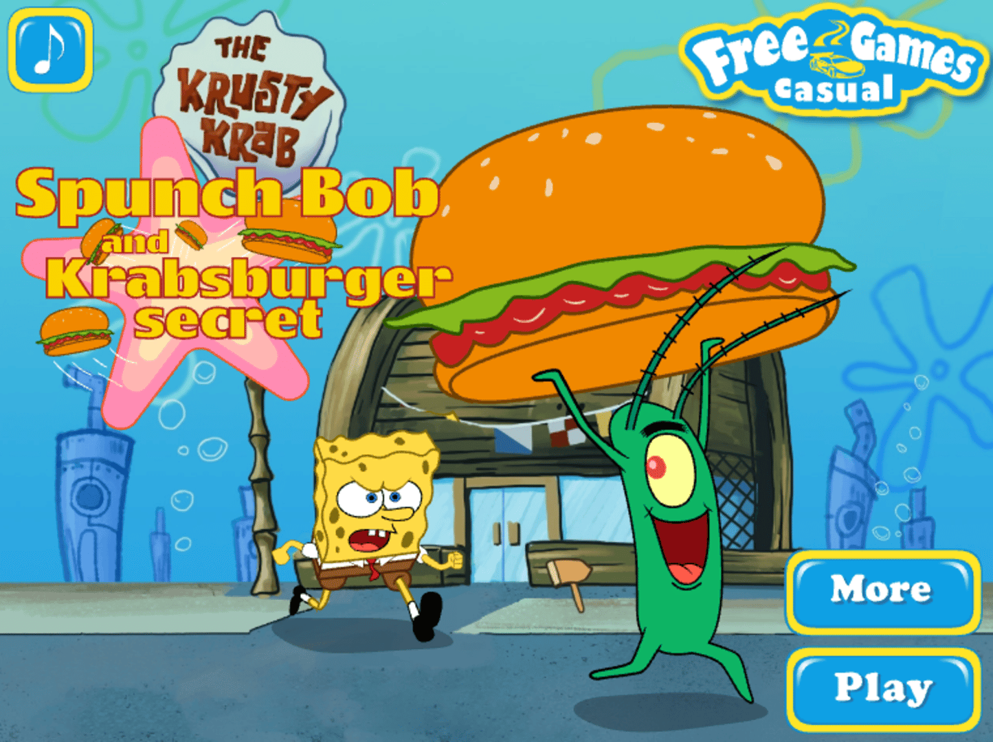 Spunch Bob and Krabsburger Secret Cover