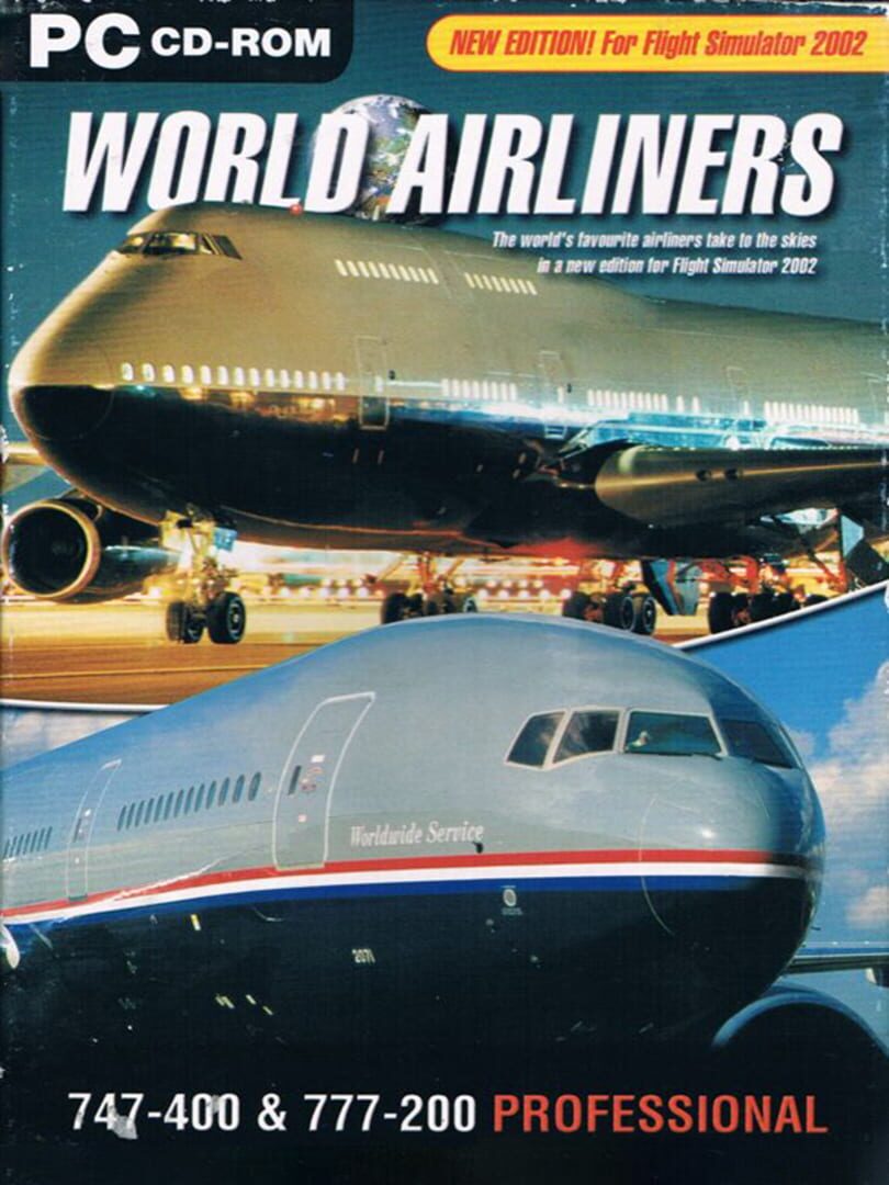 Microsoft Flight Simulator 2000: World Airliners - 747-400 and 777-200 Professional cover art
