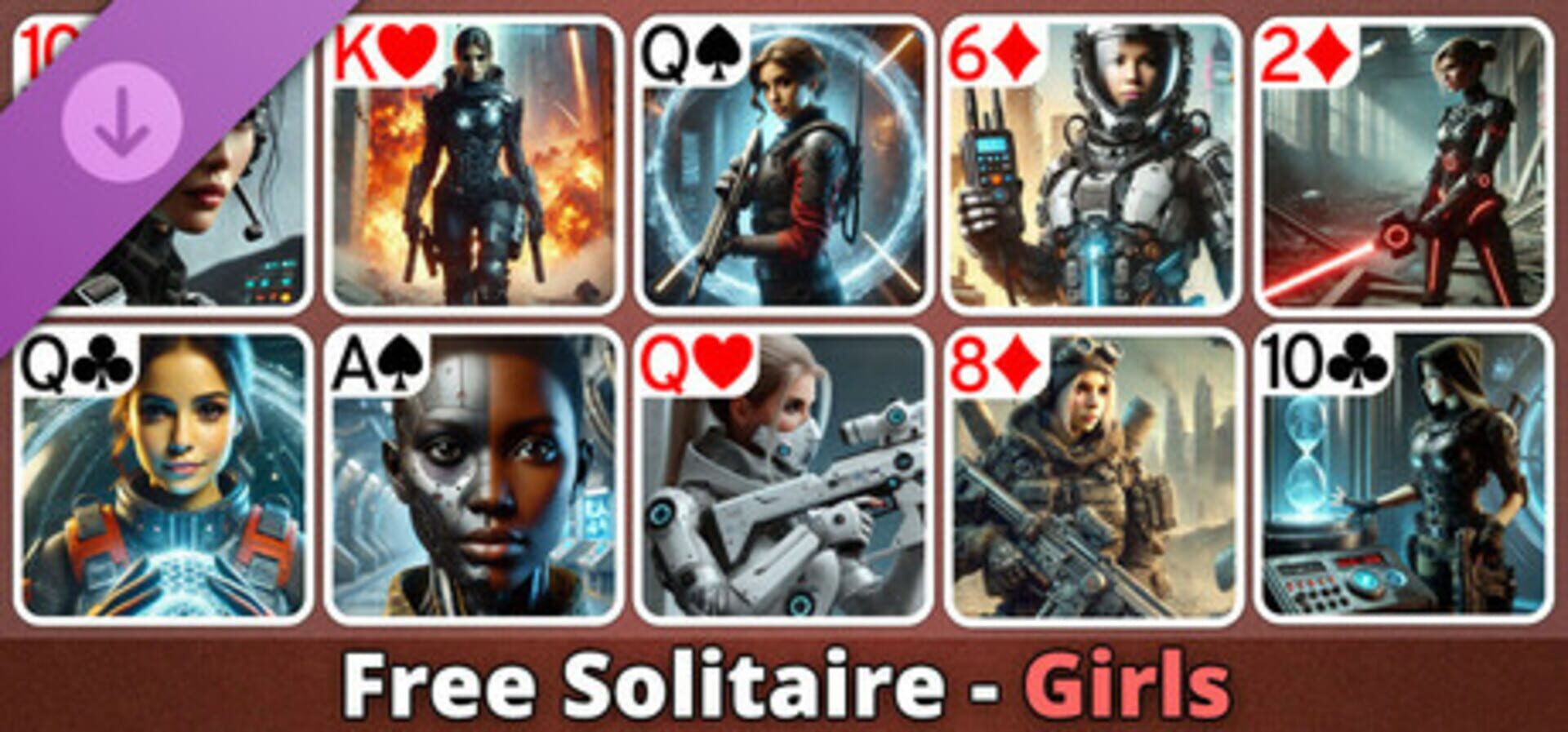 Free Solitaire: Girls