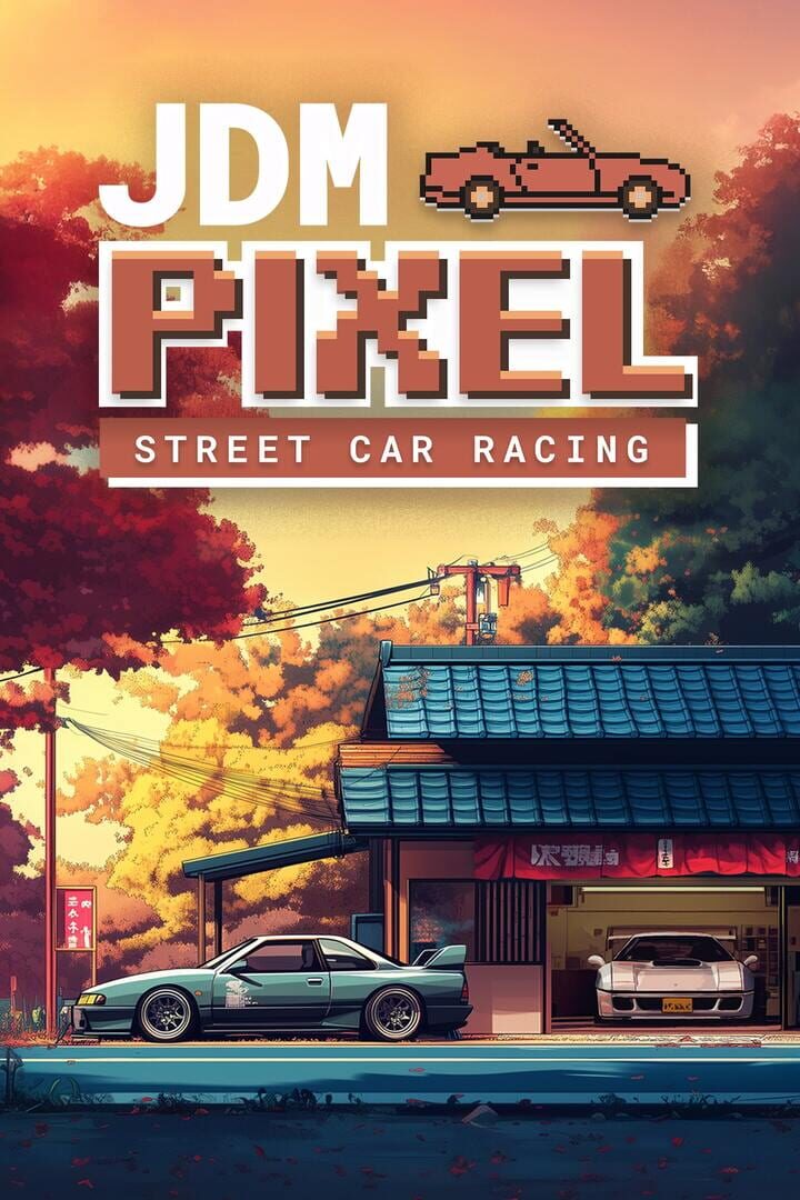 JDM Pixel Street Car Racing
