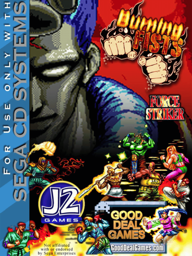 Burning Fists: Force Striker Cover