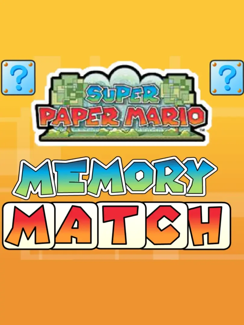 Super Paper Mario Memory Match