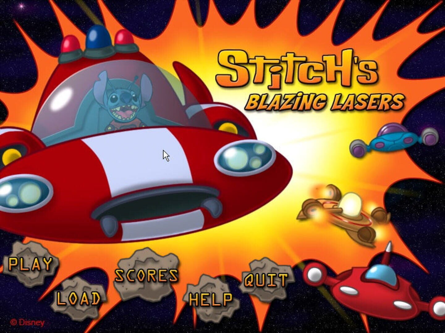 Stitch's Blazing Lasers