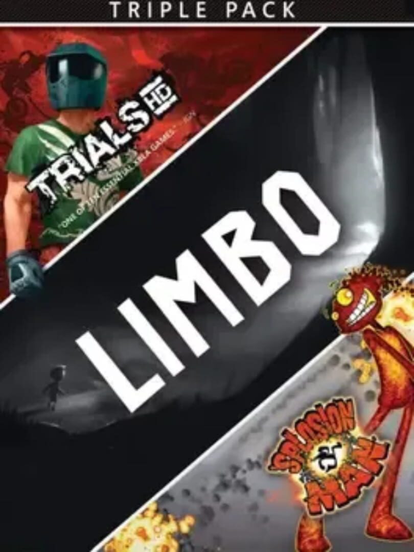 Triple Pack: Trials HD, Limbo, Splosion Man cover art