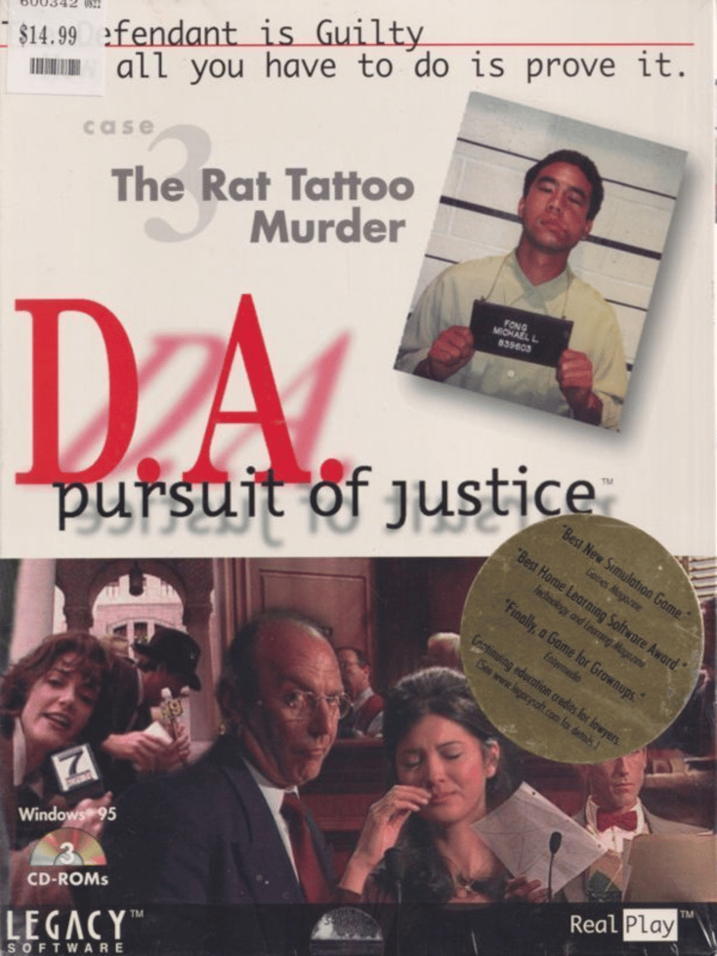 D.A.: Pursuit of Justice - The Rat Tattoo Murder Cover