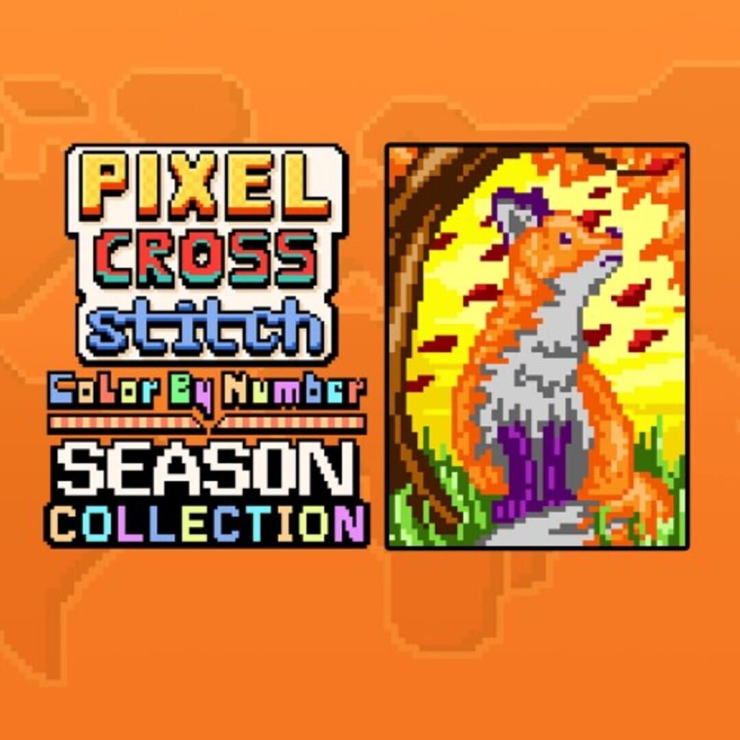 Pixel Cross Stitch Color by Number Seasons Collection