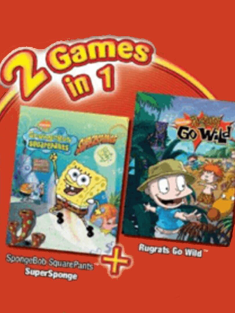 2 Games in 1: SpongeBob SquarePants: SuperSponge + Rugrats Go Wild! cover art