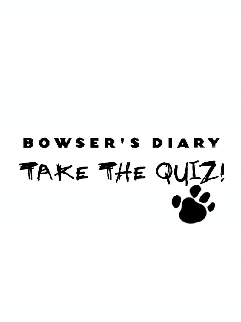 Bowser's Diary Quiz cover art