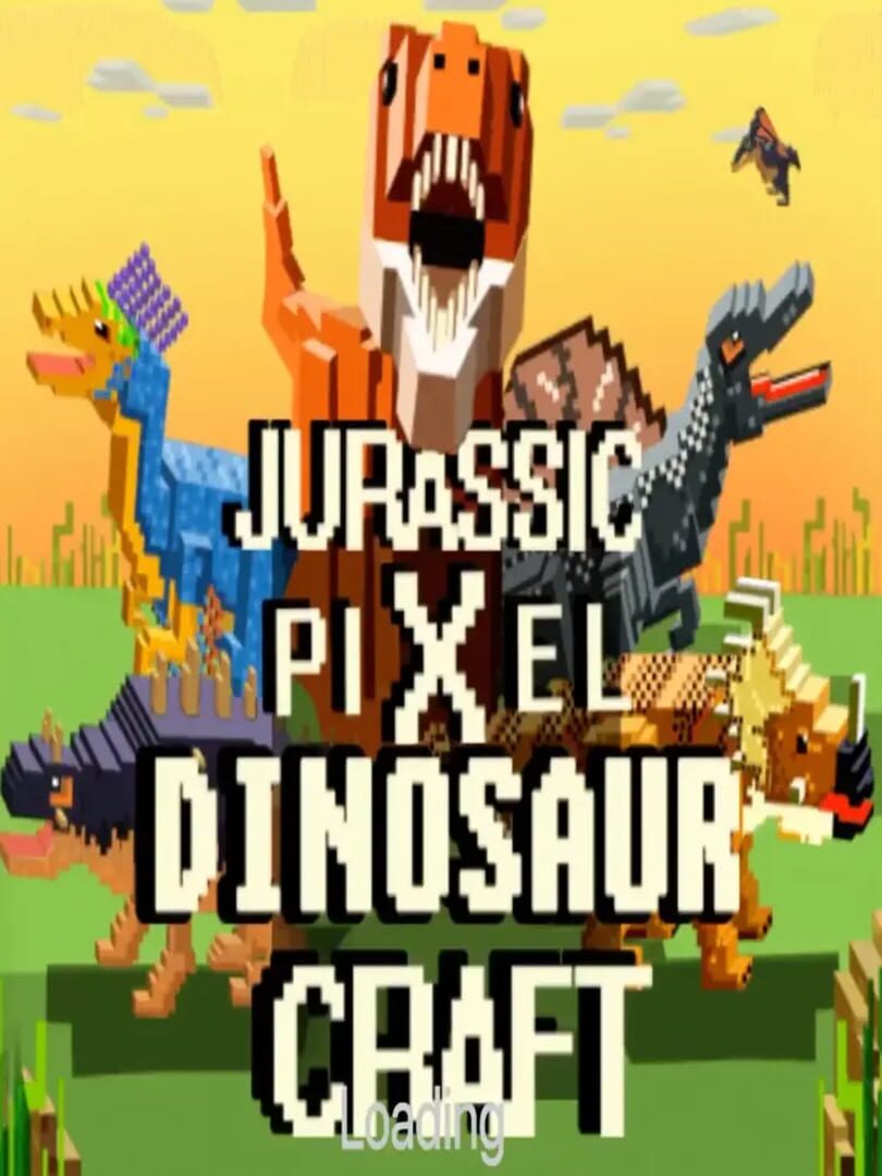 Jurassic Pixel Dinosaur Craft