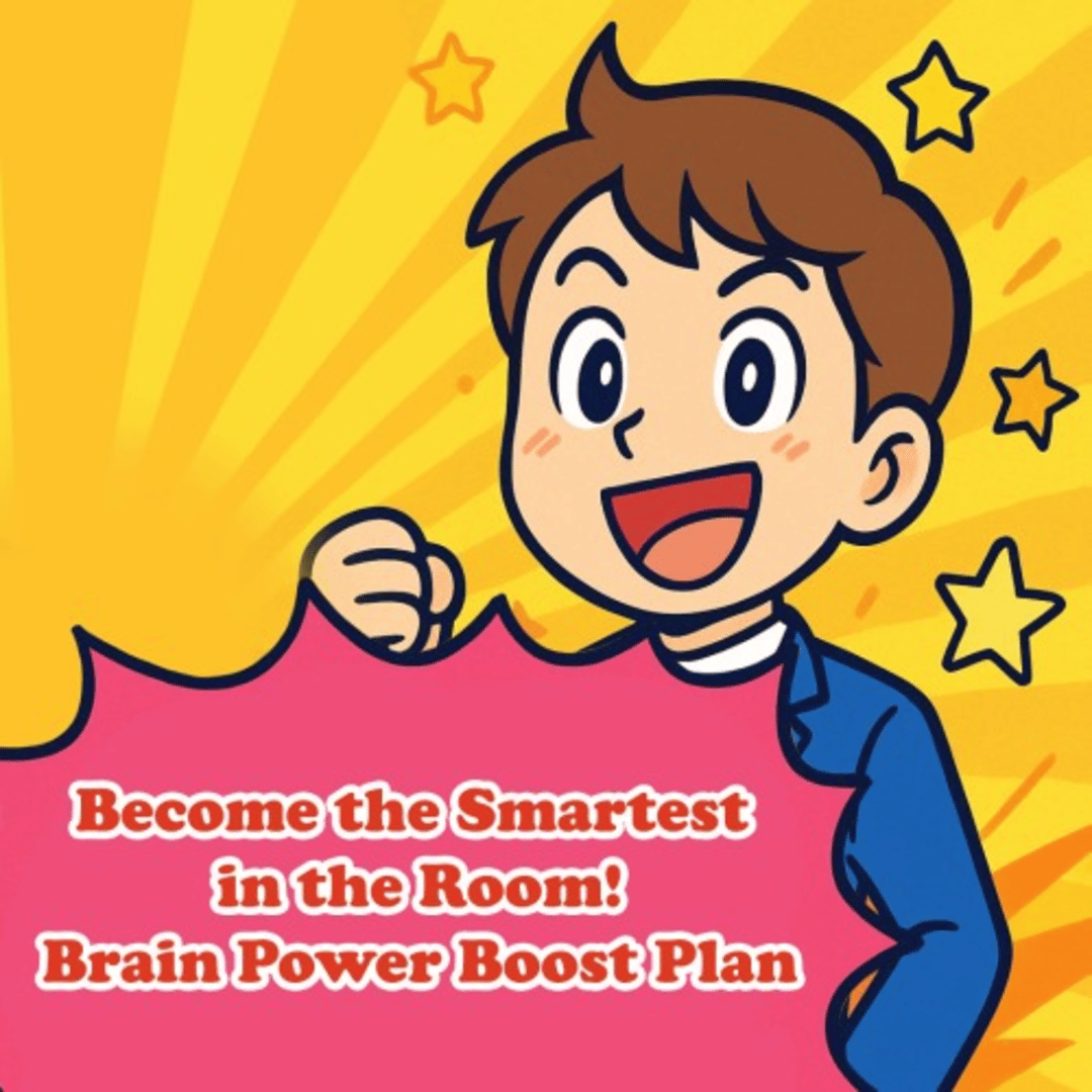Become the Smartest in the Room! Brain Power Boost Plan Cover