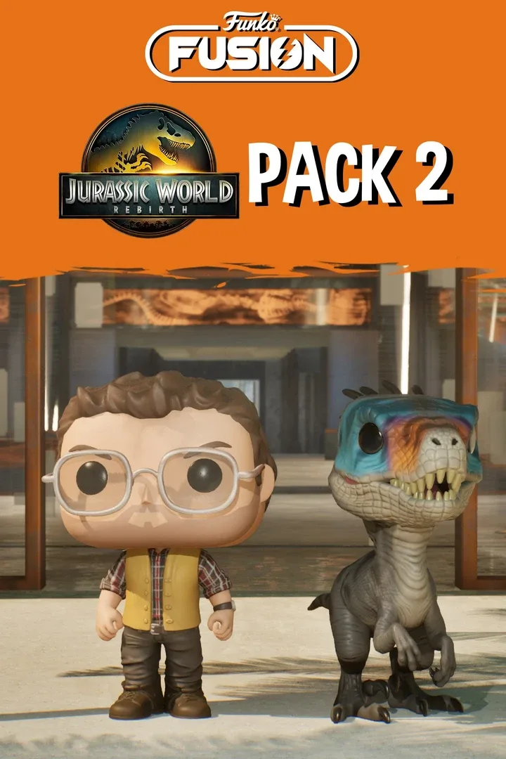 Funko Fusion: Jurassic World Rebirth Pack 2 - Dr Henry Loomis and Raptor