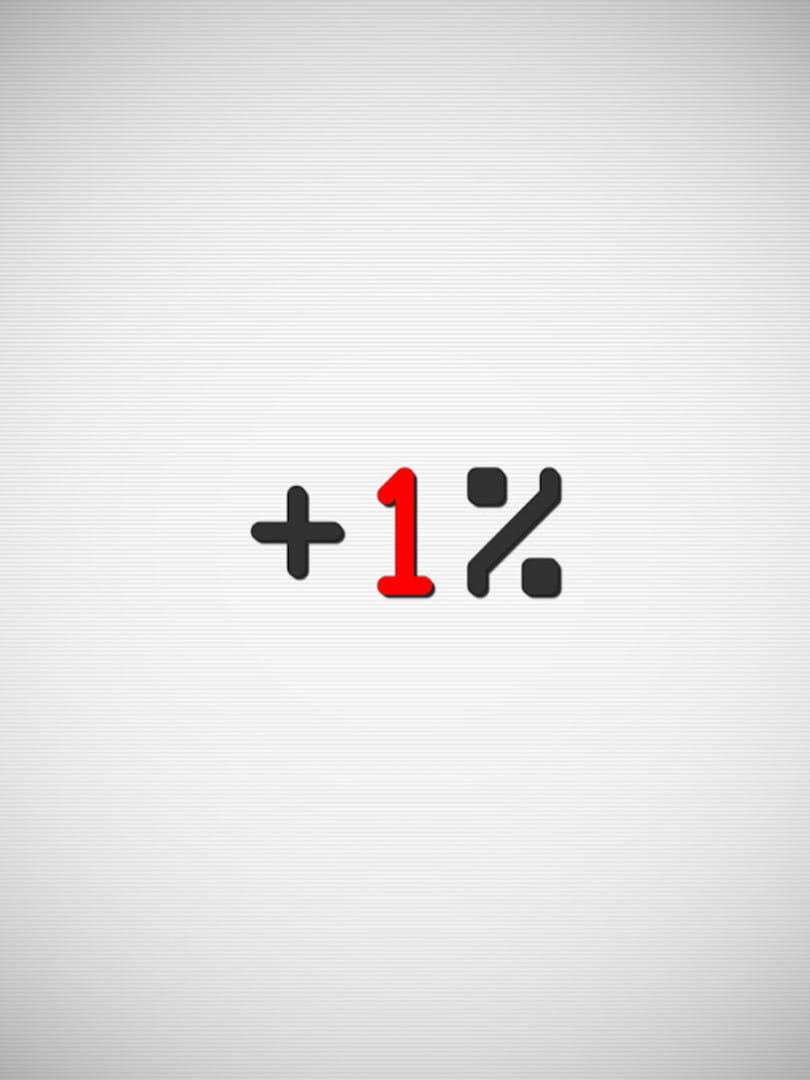 +1%