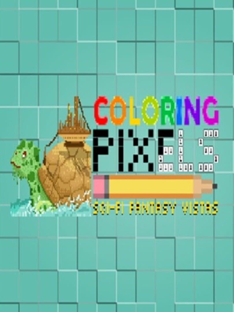 Coloring Pixels: Sci-Fi Fantasy Vistas Pack