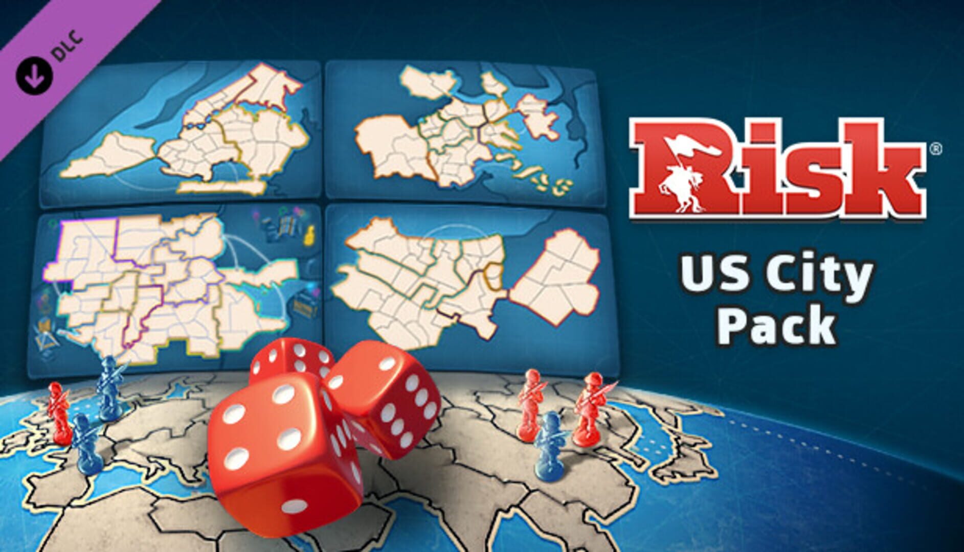 Risk: Global Domination - US City Map Pack cover art