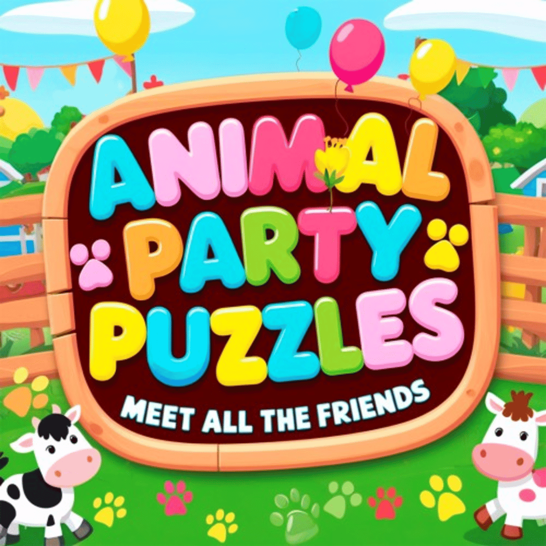 Animal Party Puzzles: Meet All the Friends Cover