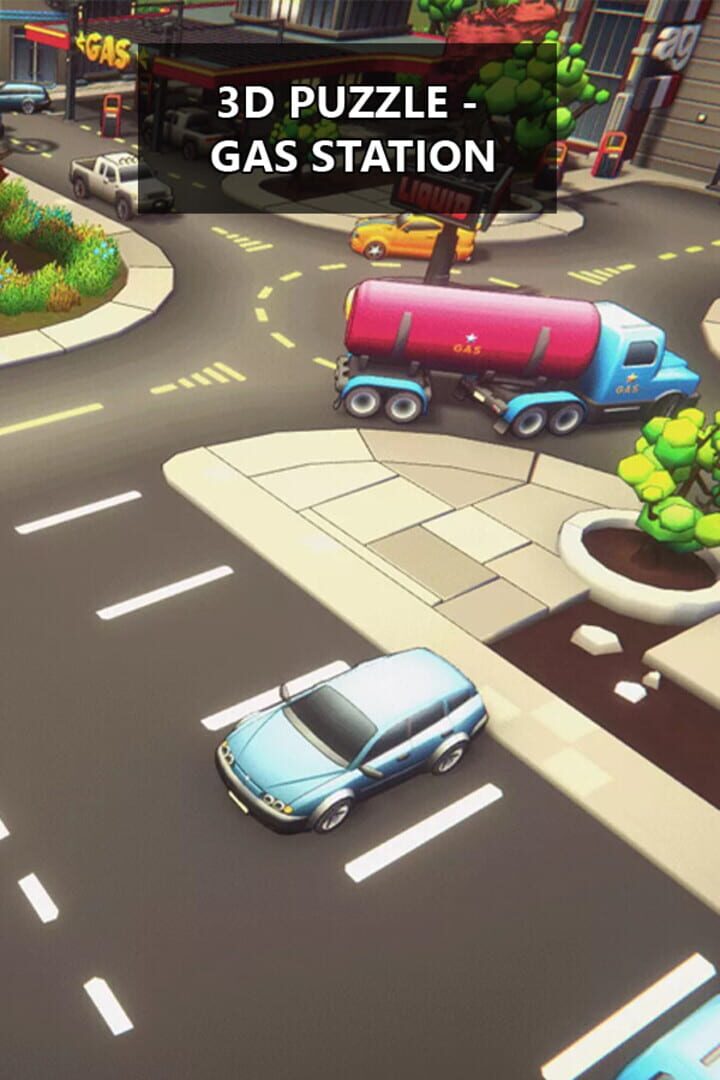 3D Puzzle: Gas Station